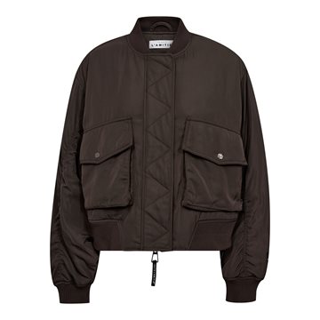 Haute L' Amitié - Bailey Zipper Bomber - Mocca